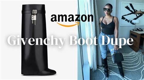 givenchy embellished leather boots dupe|givenchy shark lock.